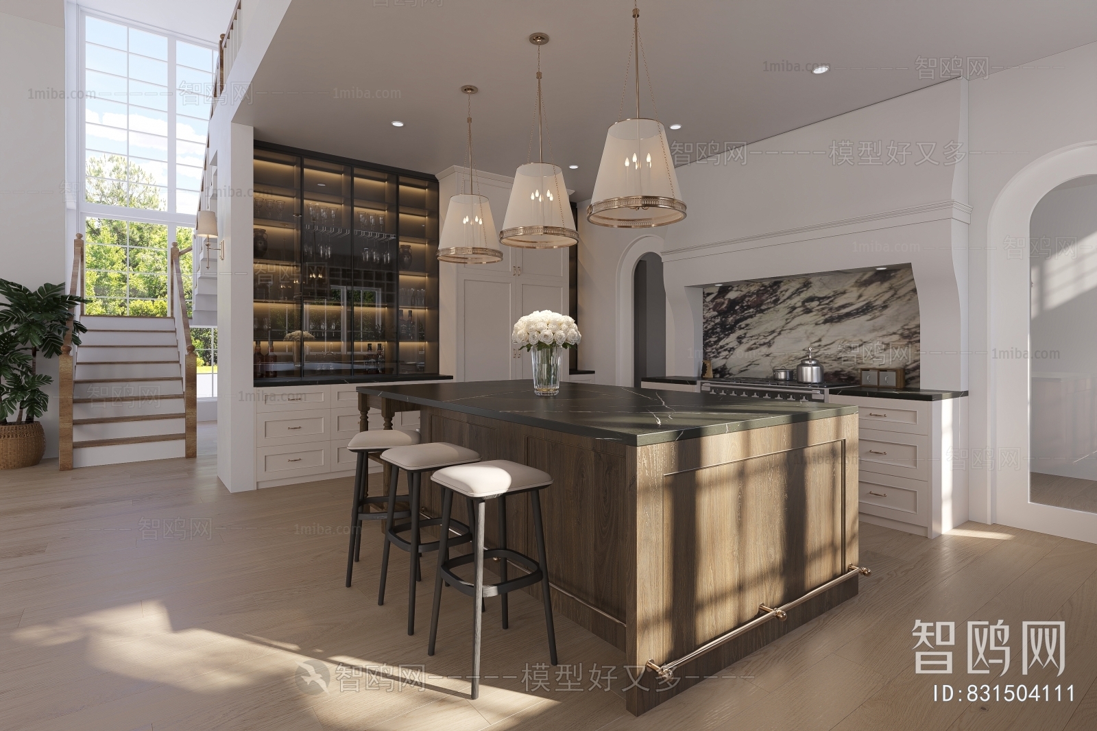 American Style Open Kitchen