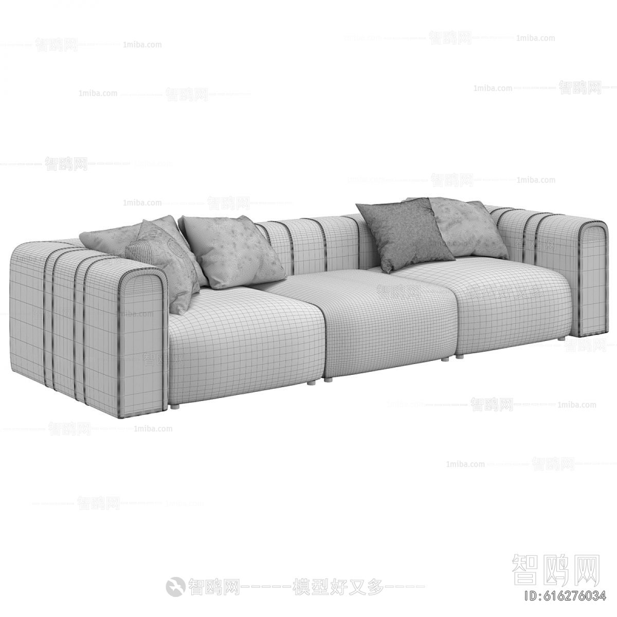Modern Three-seat Sofa