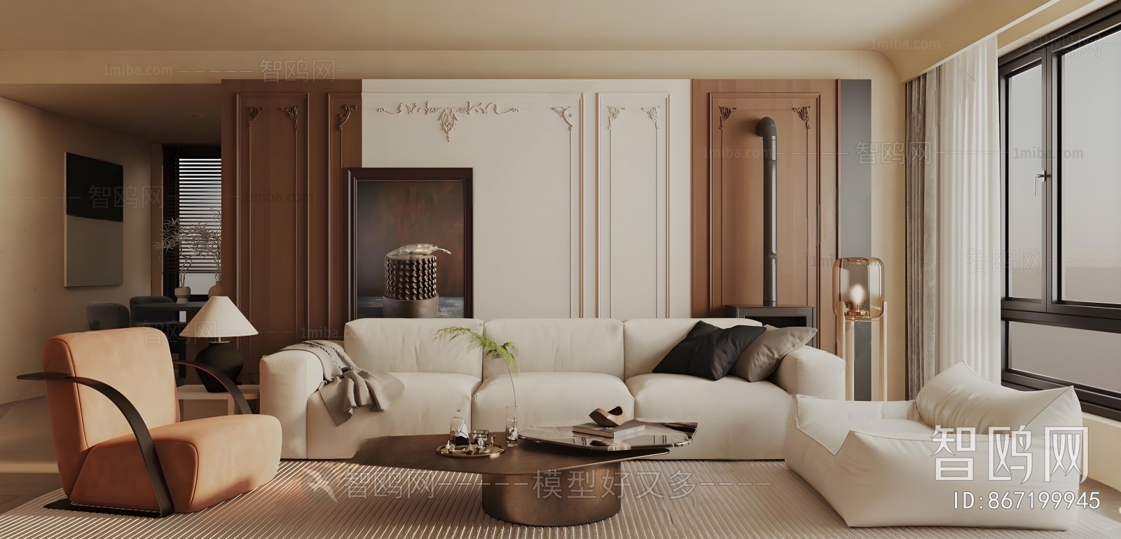 French Style A Living Room