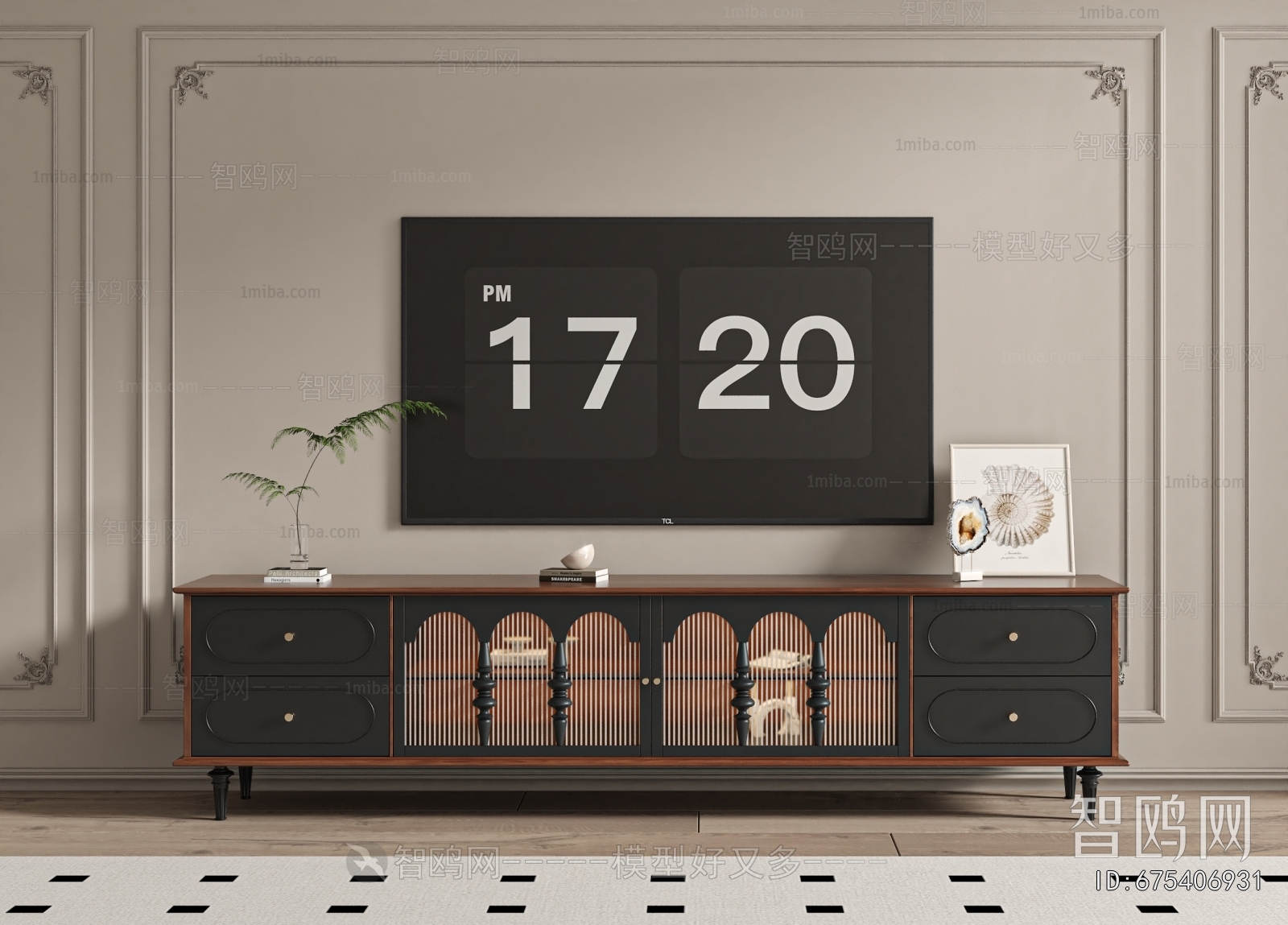 French Style TV Cabinet