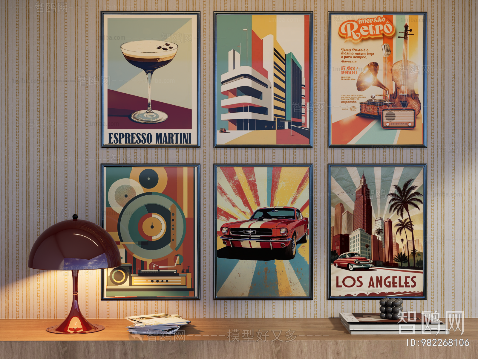 Retro Style Painting