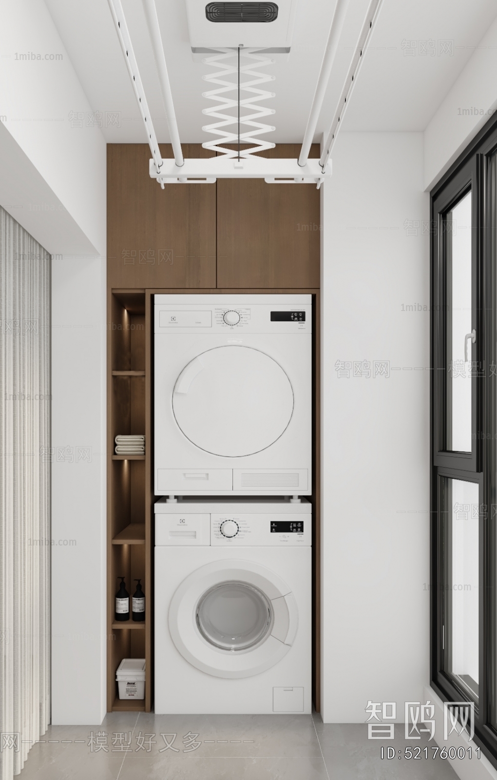 Modern Laundry Cabinet