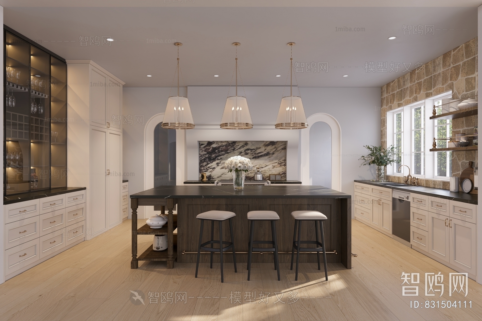 American Style Open Kitchen