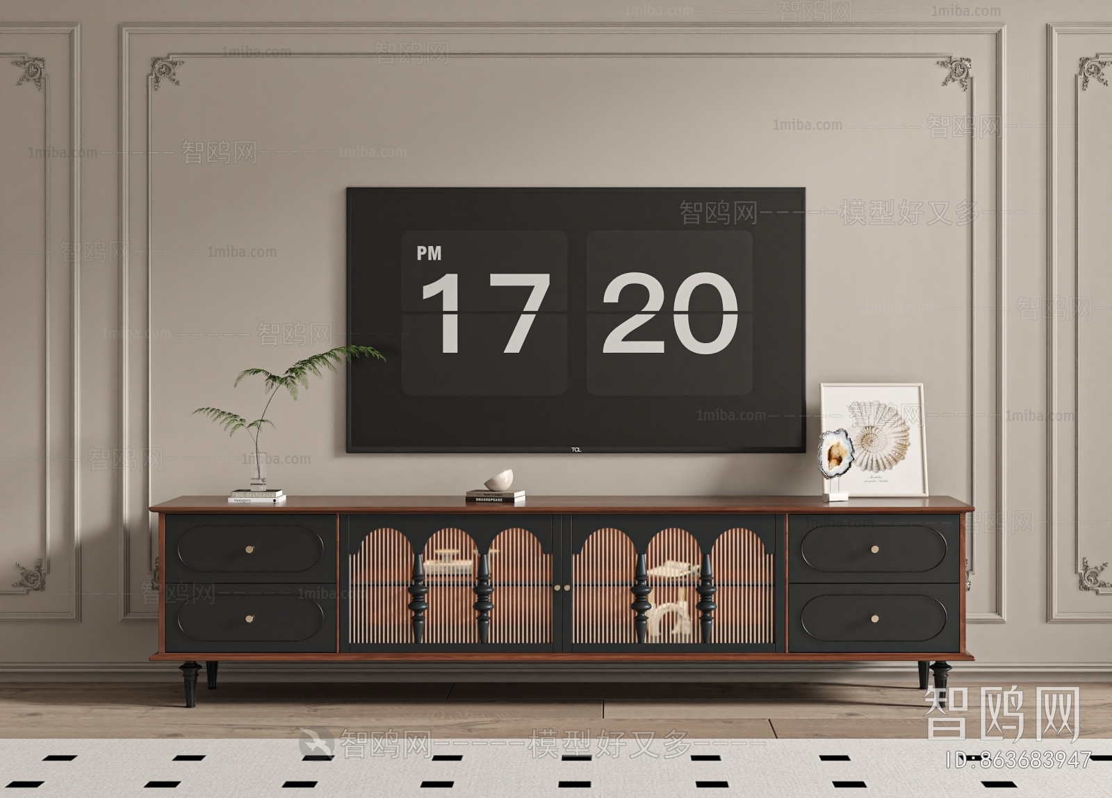 French Style TV Cabinet