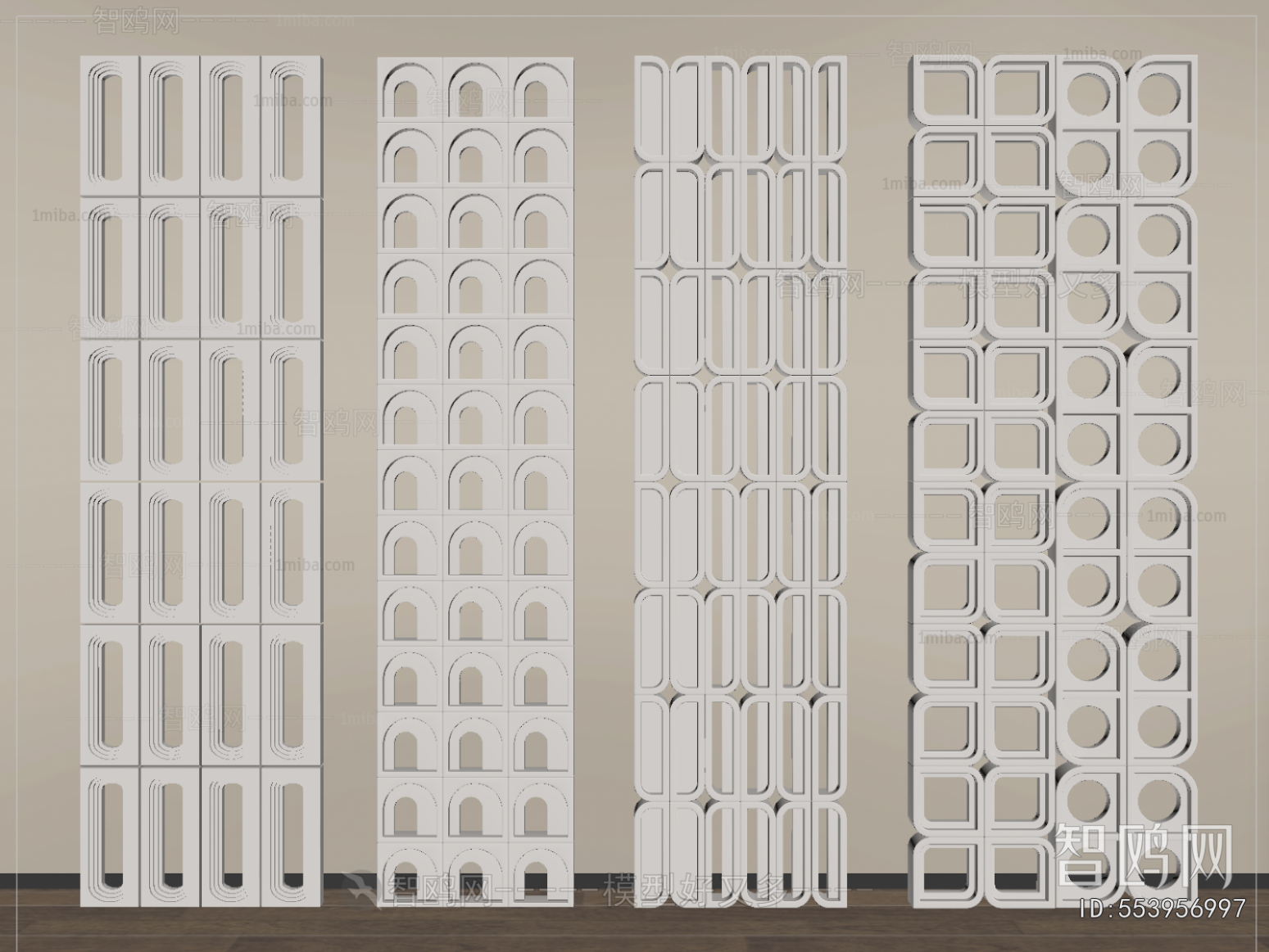 Modern Cement Brick Screen Partition