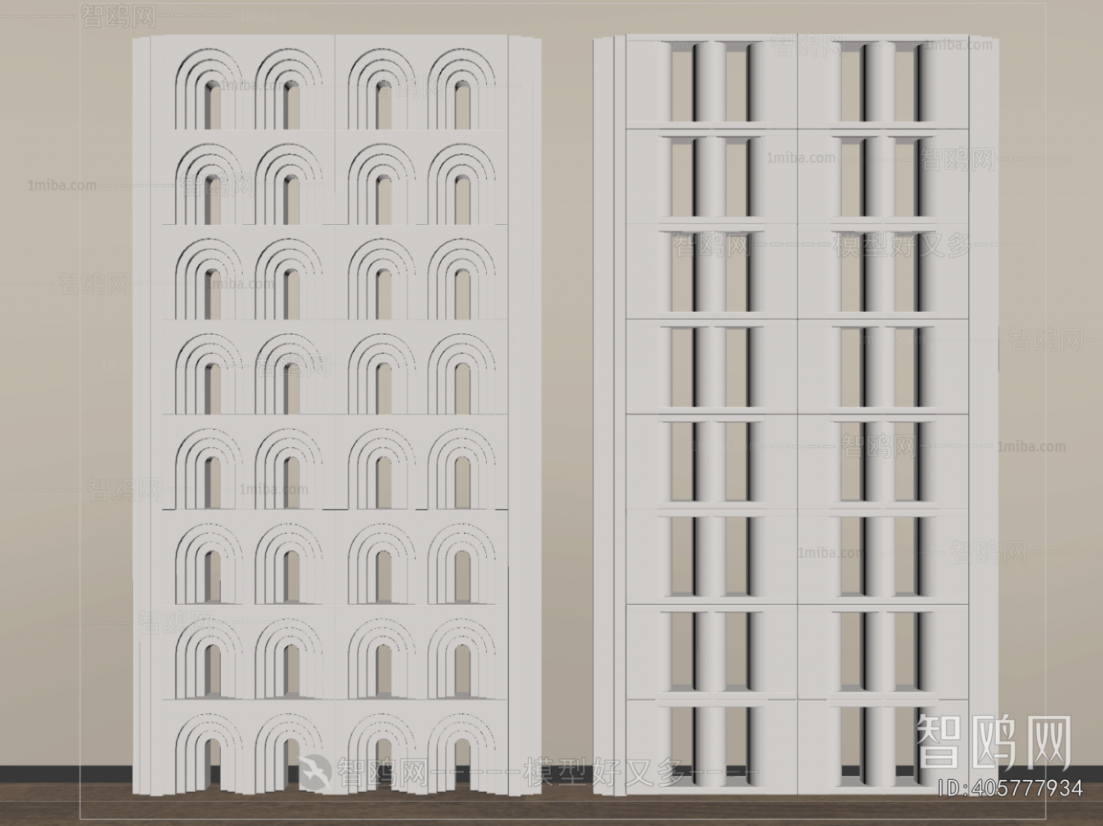 Modern Cement Brick Screen Partition