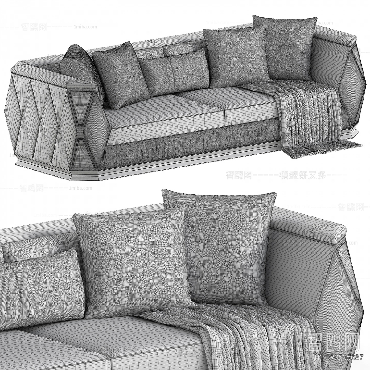 Modern Three-seat Sofa