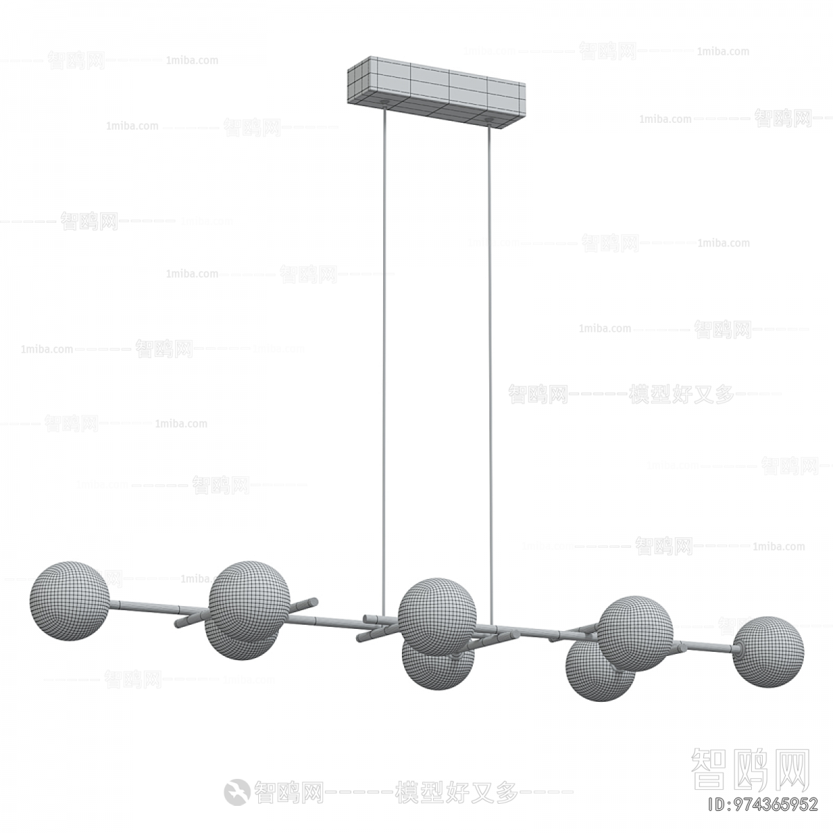 Modern Long Chandelier