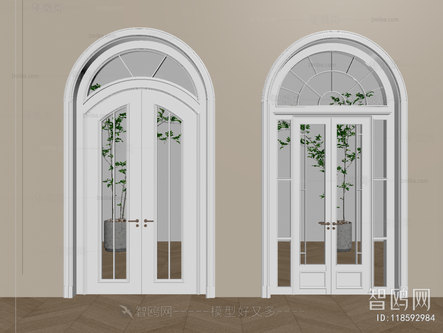 French Style Double Door