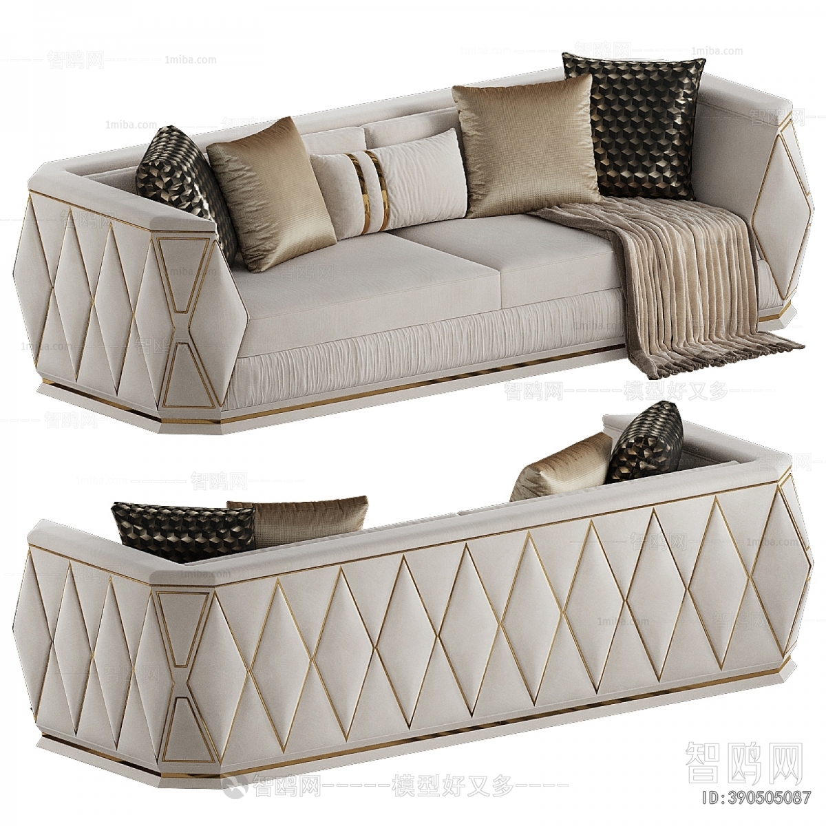 Modern Three-seat Sofa
