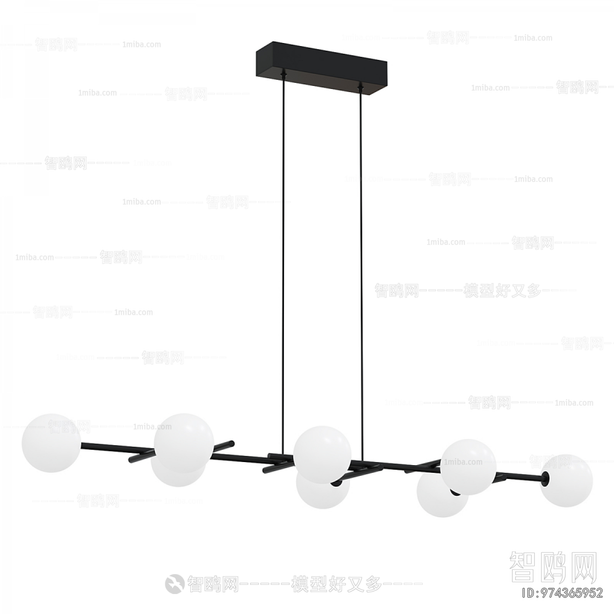 Modern Long Chandelier