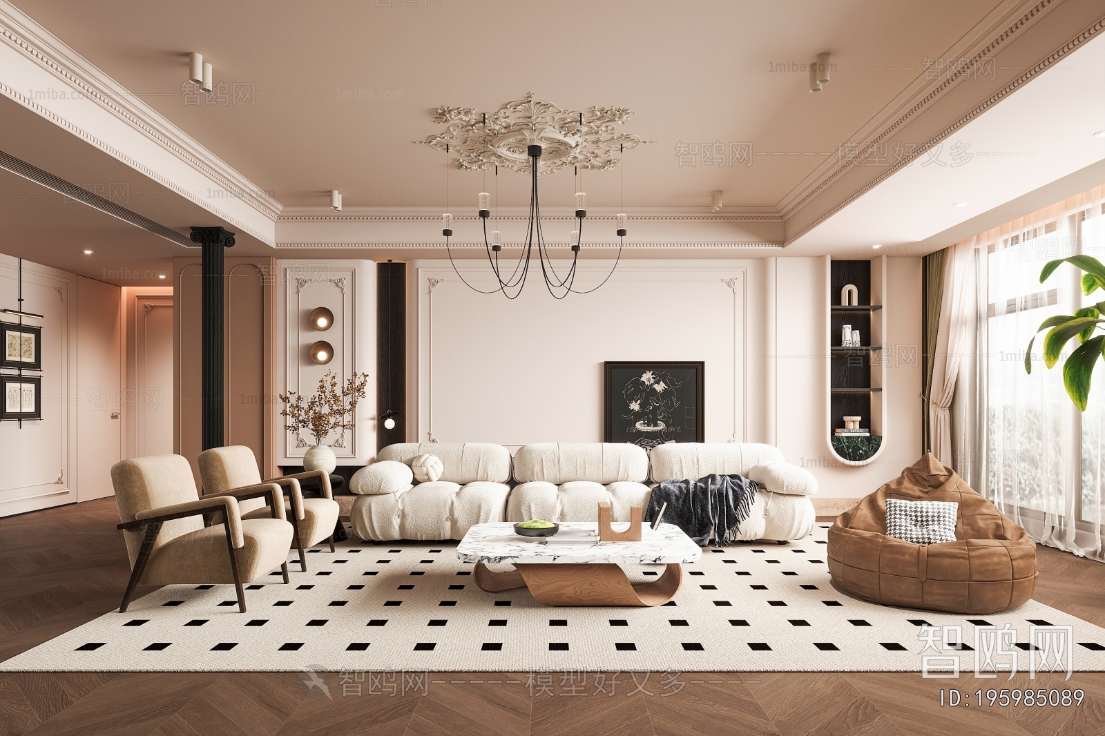 French Style A Living Room