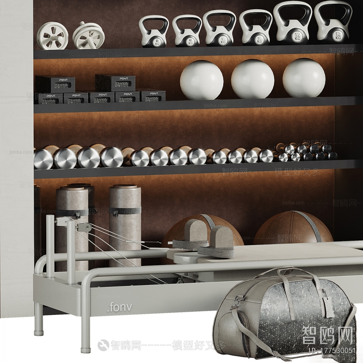 Modern Fitness Equipment