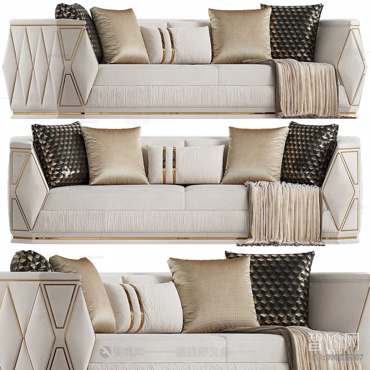 Modern Three-seat Sofa