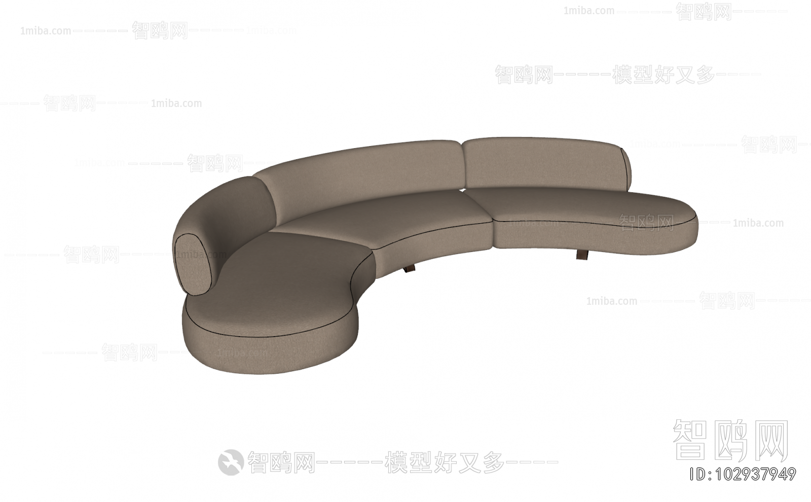 Modern Curved Sofa