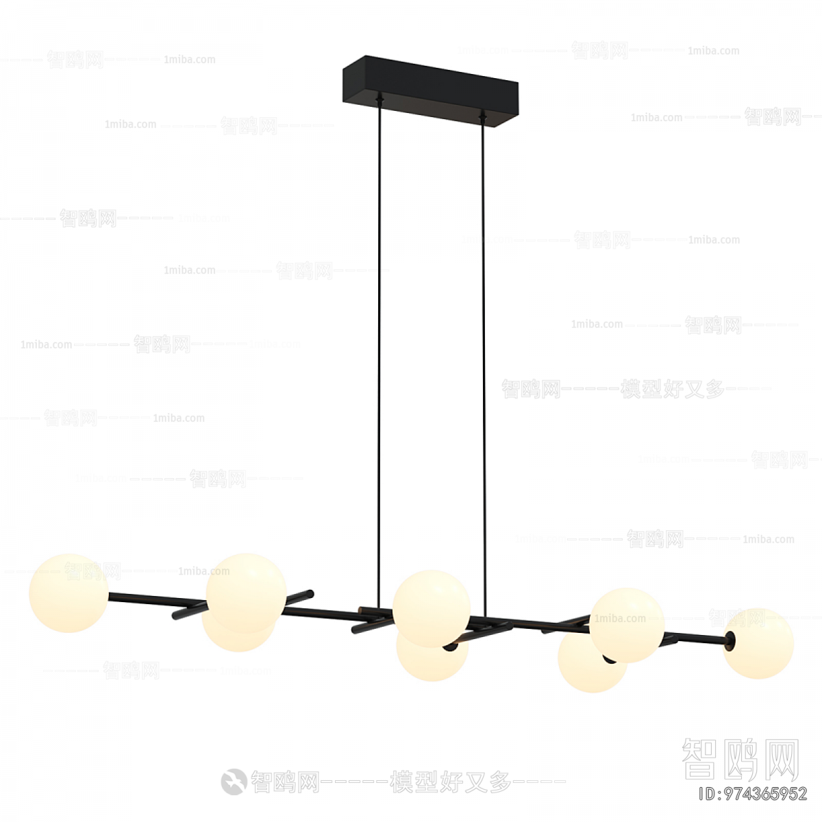 Modern Long Chandelier