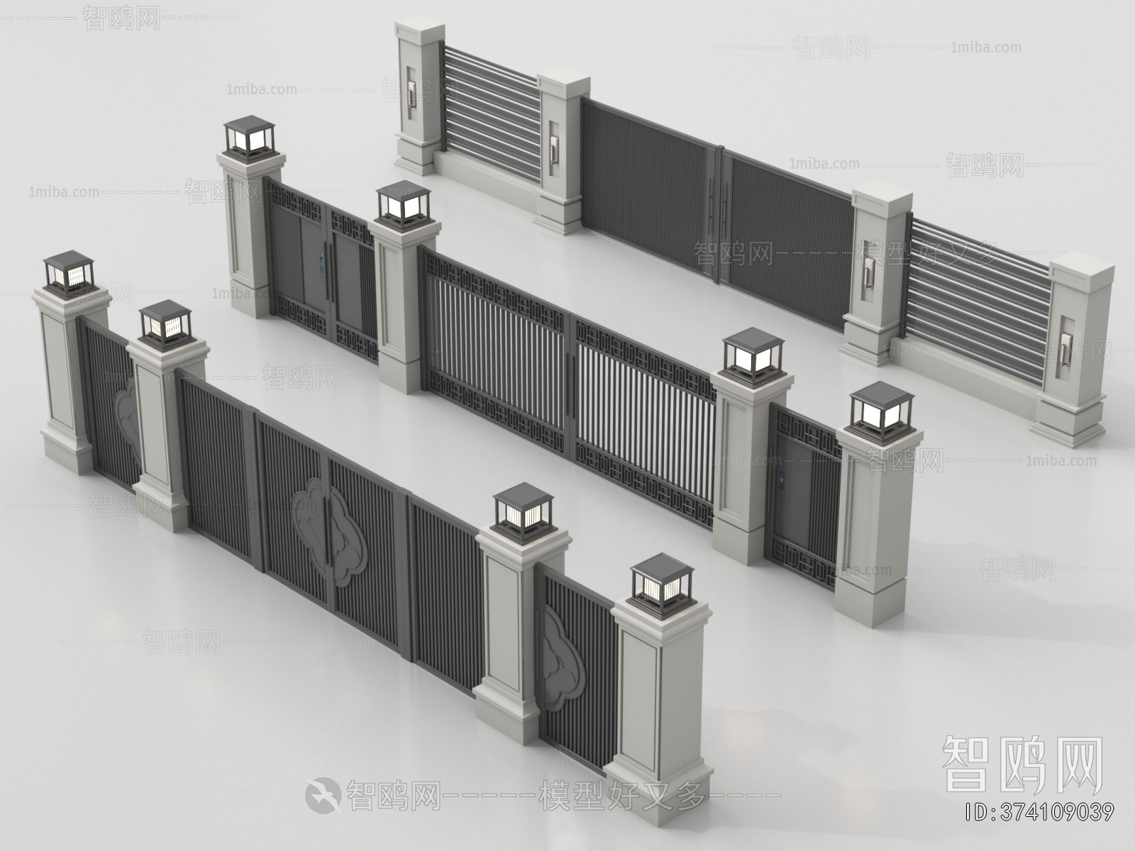 New Chinese Style Gate