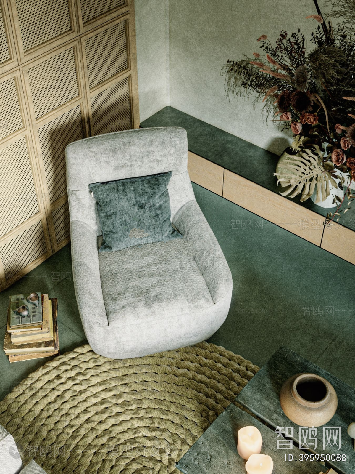 Wabi-sabi Style A Living Room