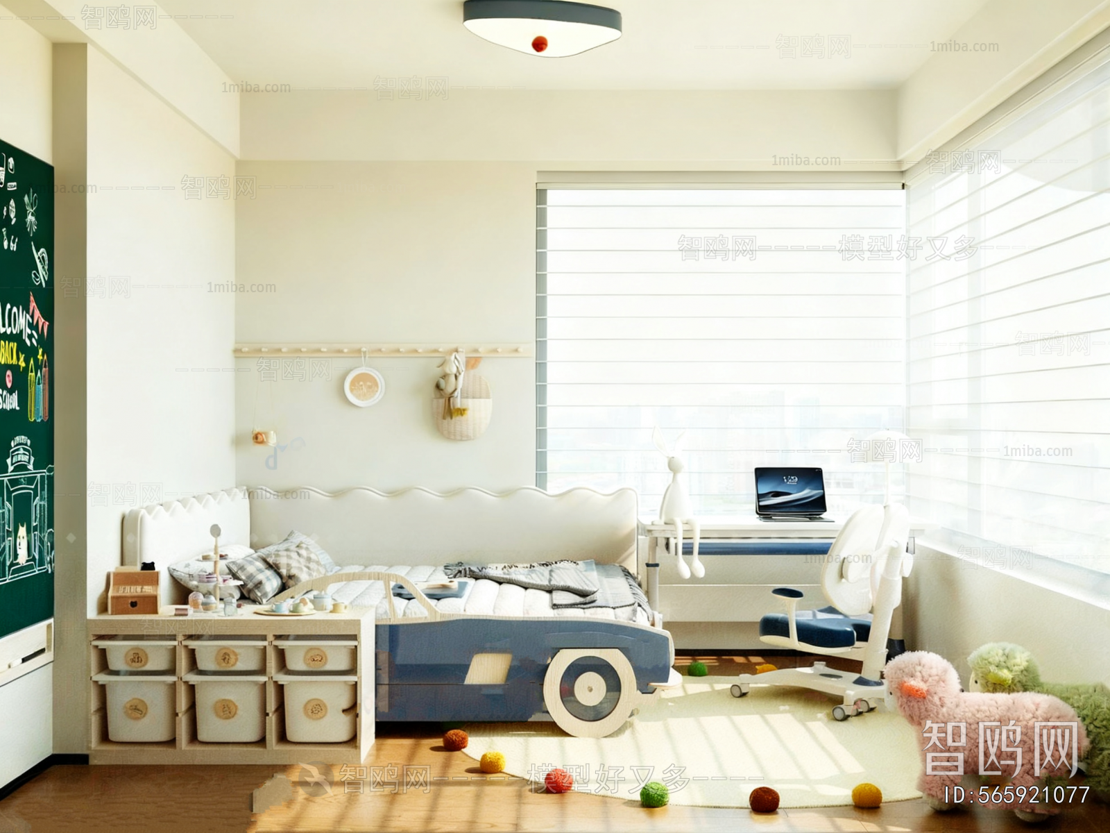 Modern Boy's Room And Son's Room