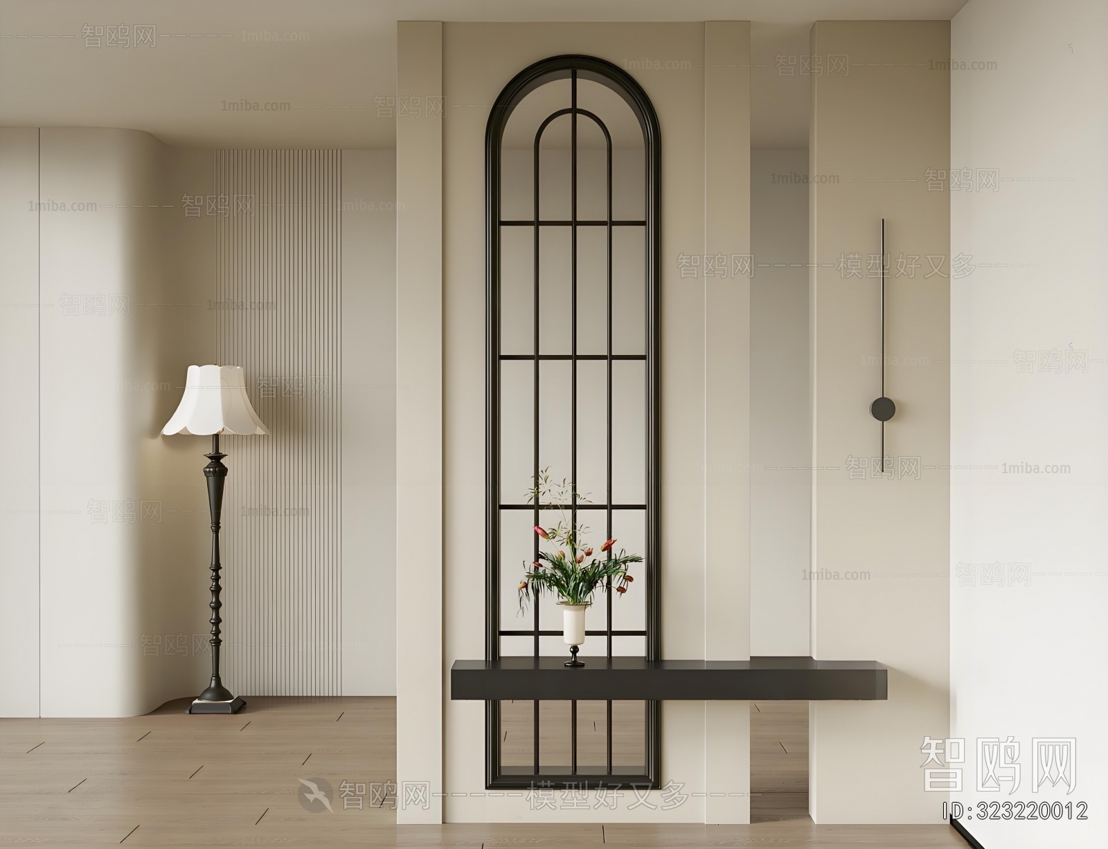 French Style Hallway