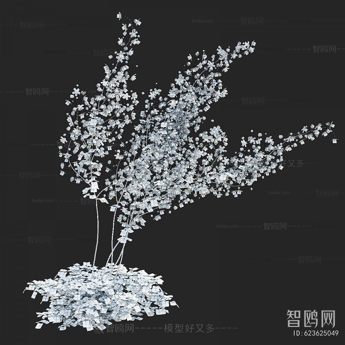 Modern Flowers And Grass