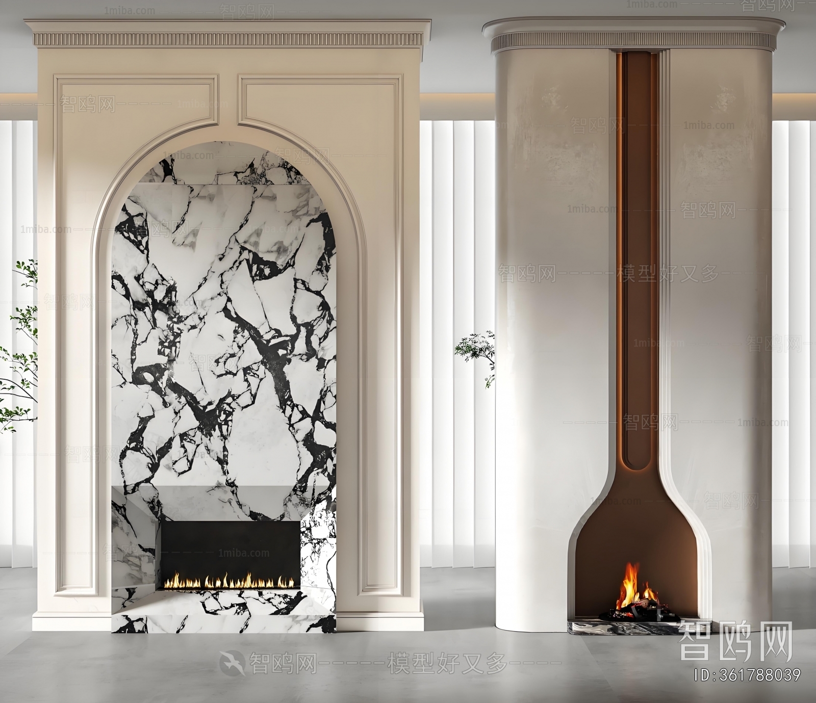 French Style TV Wall