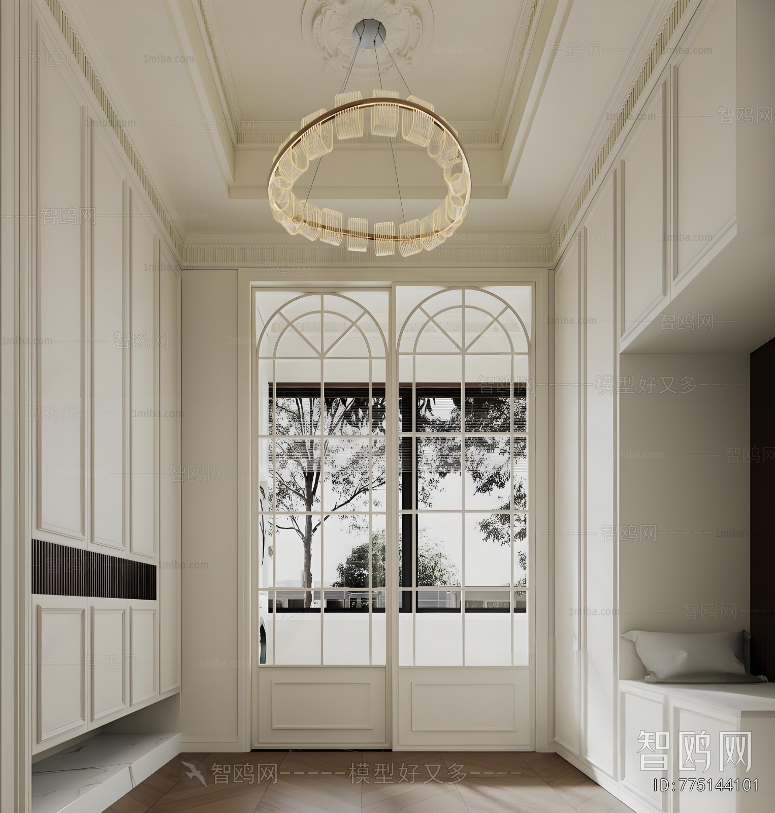 French Style Hallway