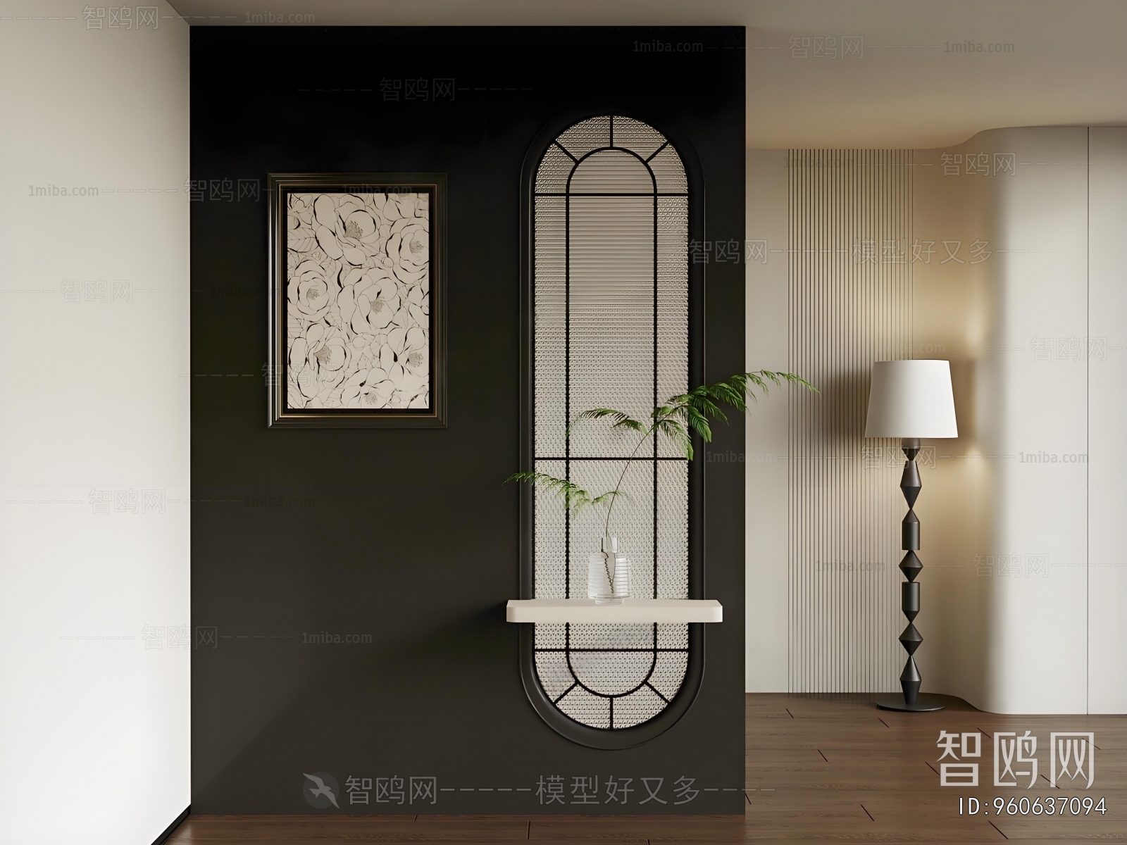 French Style Hallway