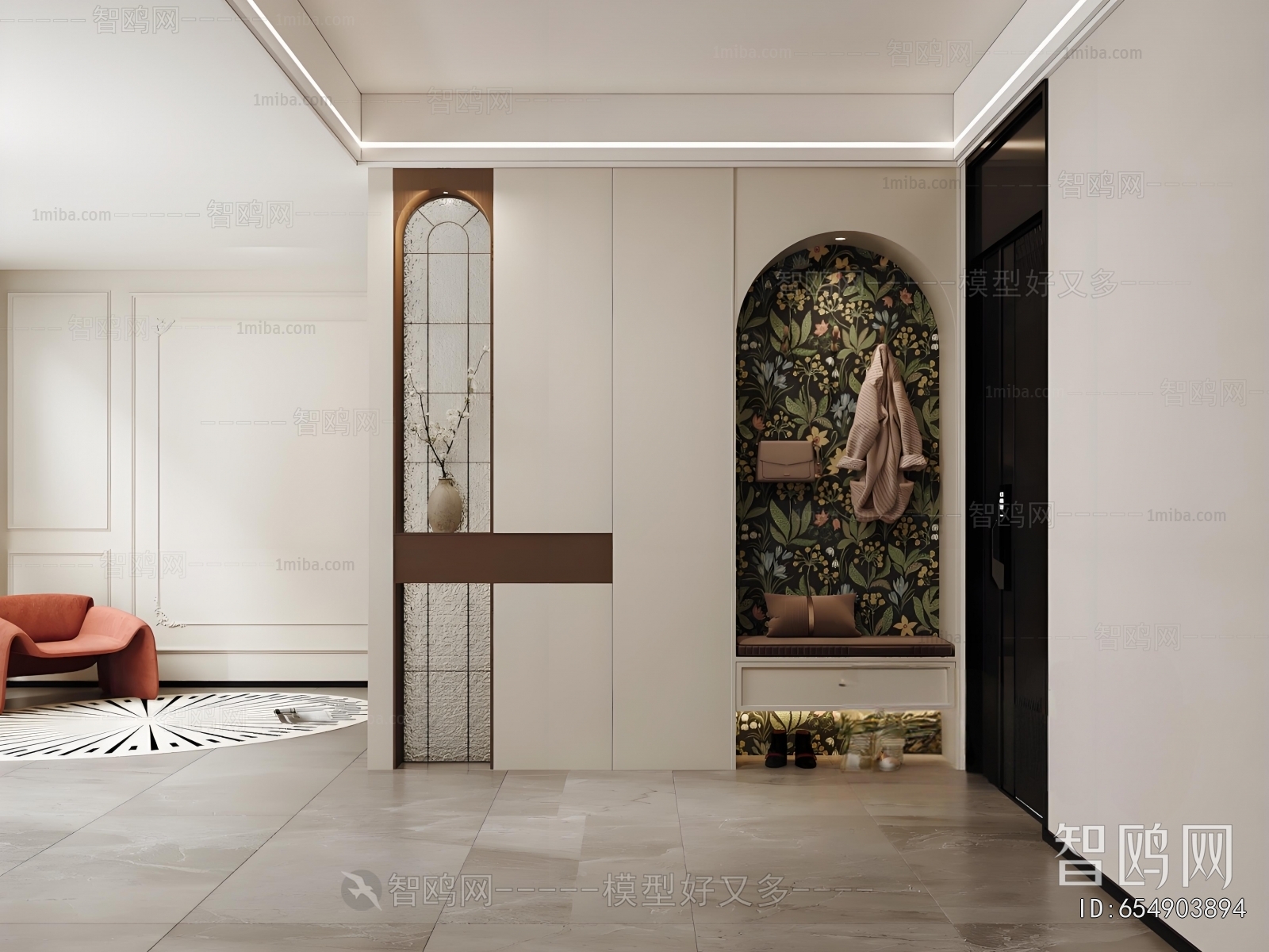 American Style Hallway