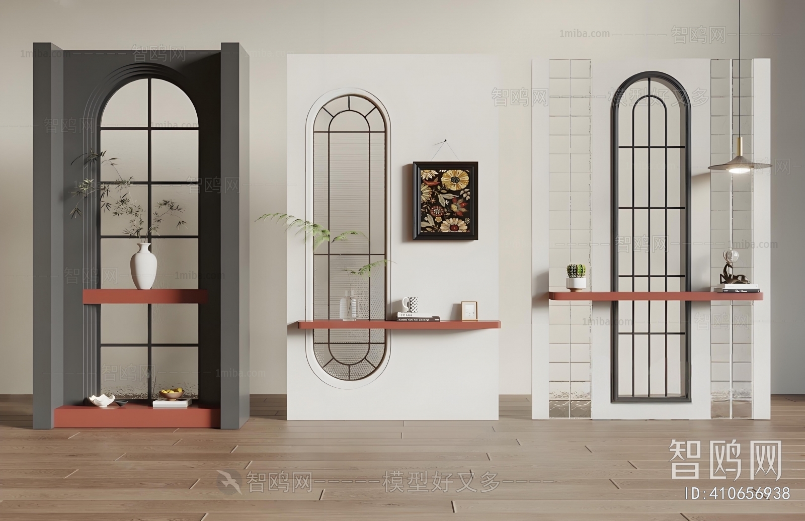 French Style Glass Screen Partition