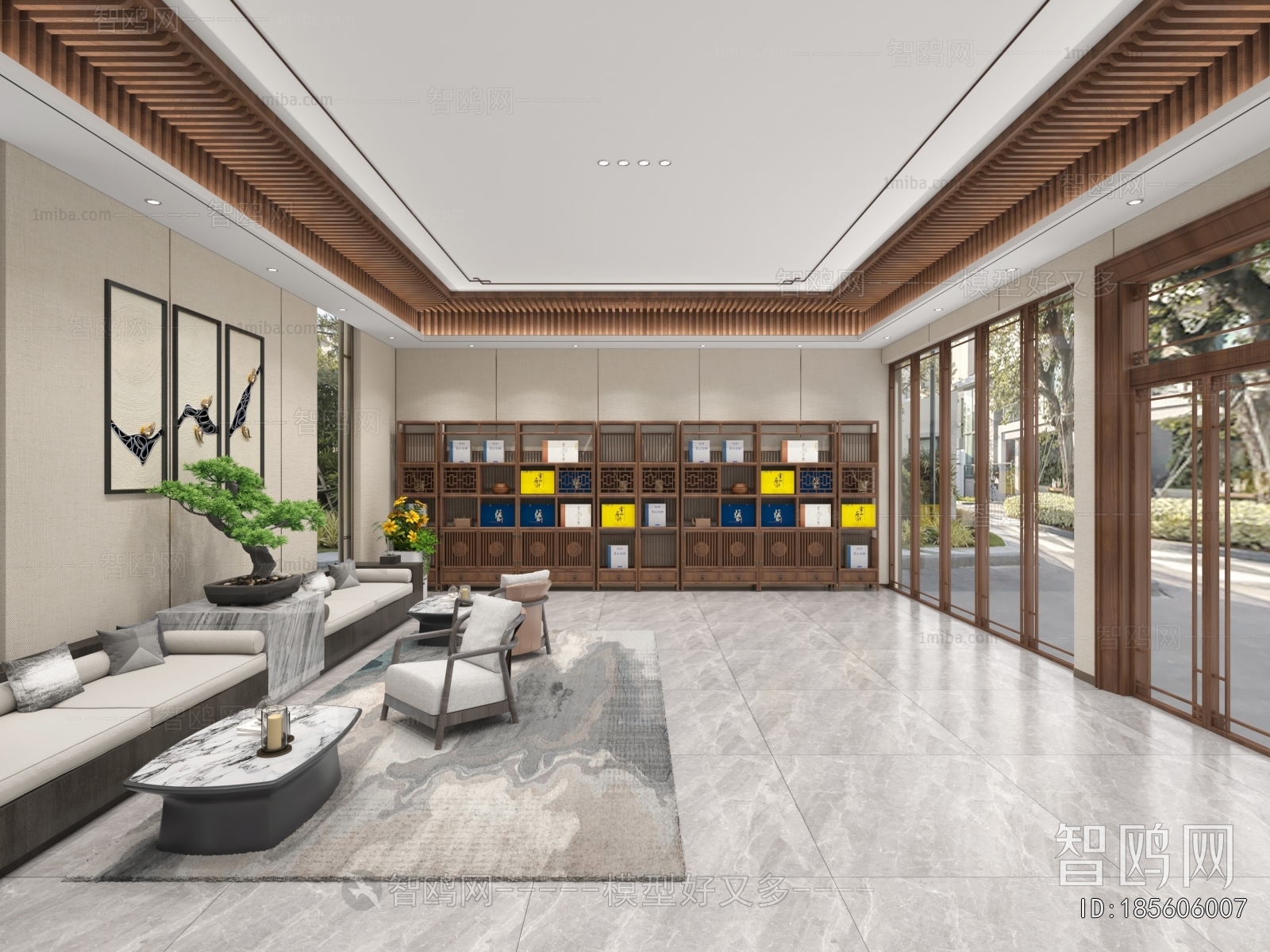 New Chinese Style Exhibition Hall