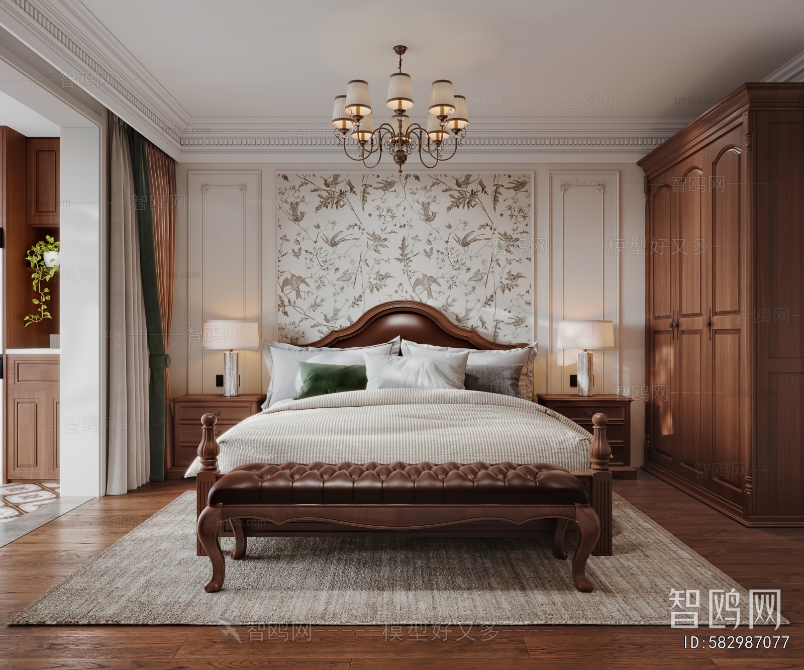 American Style Bedroom