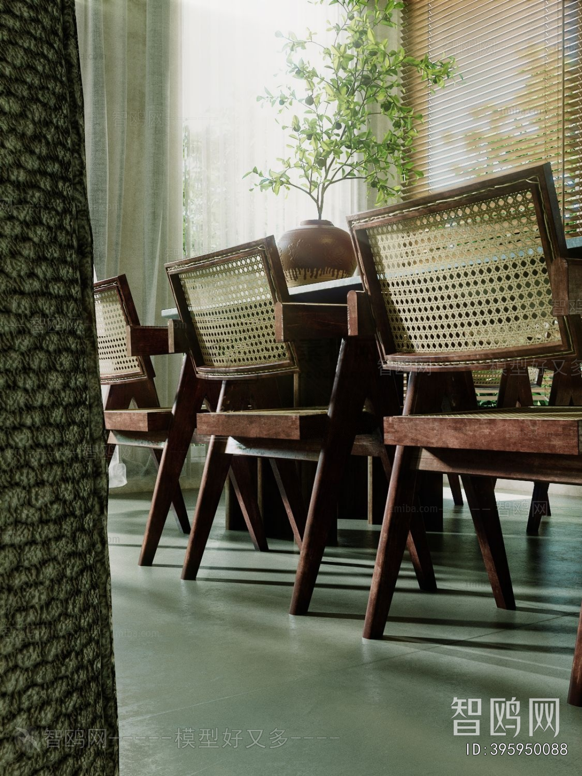 Wabi-sabi Style A Living Room