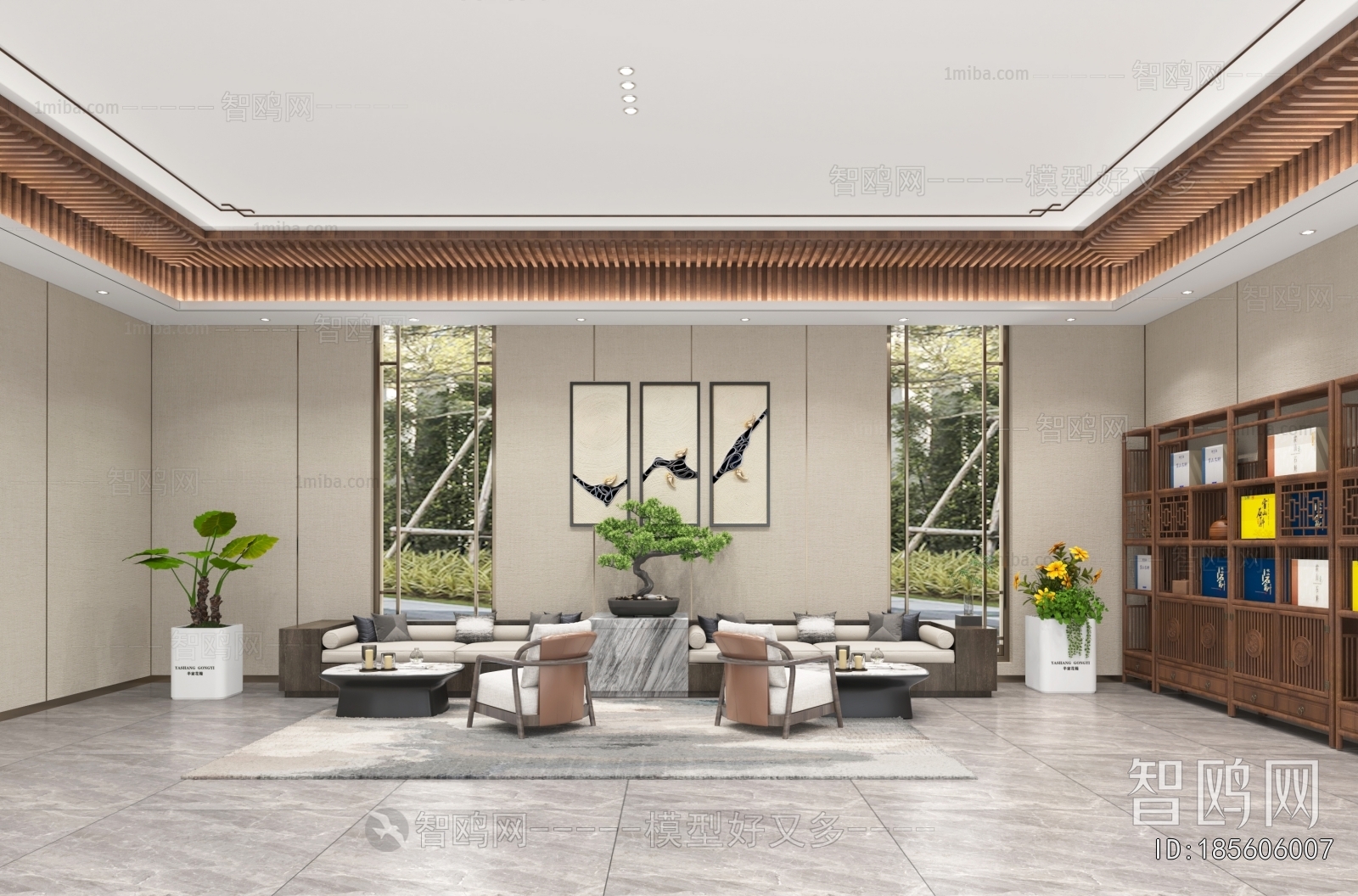 New Chinese Style Exhibition Hall