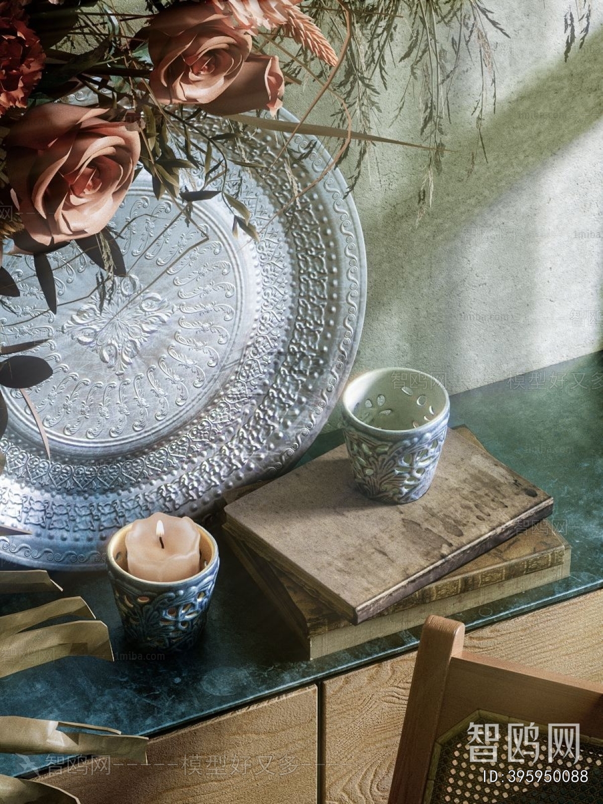 Wabi-sabi Style A Living Room