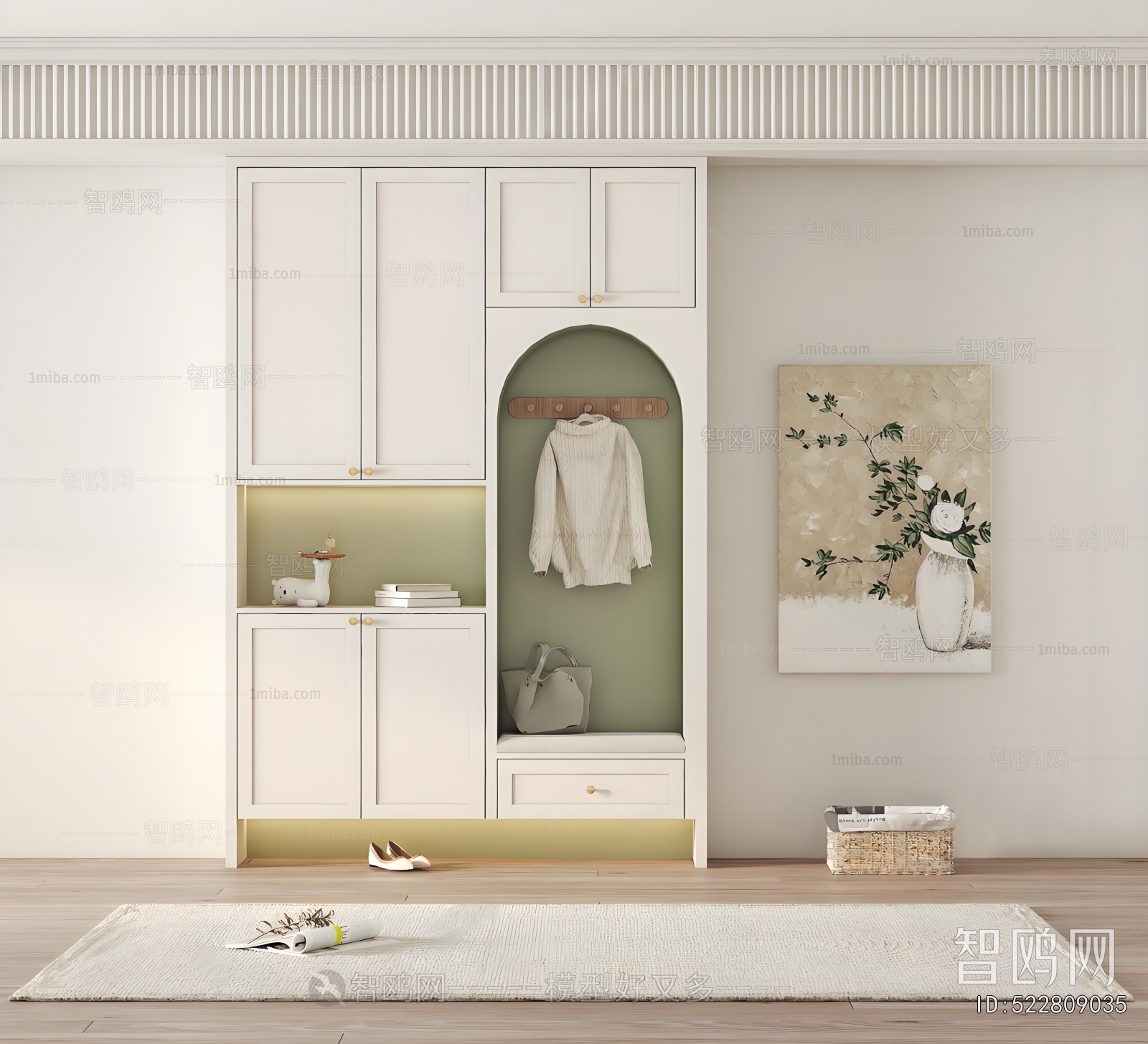 Nordic Style Shoe Cabinet