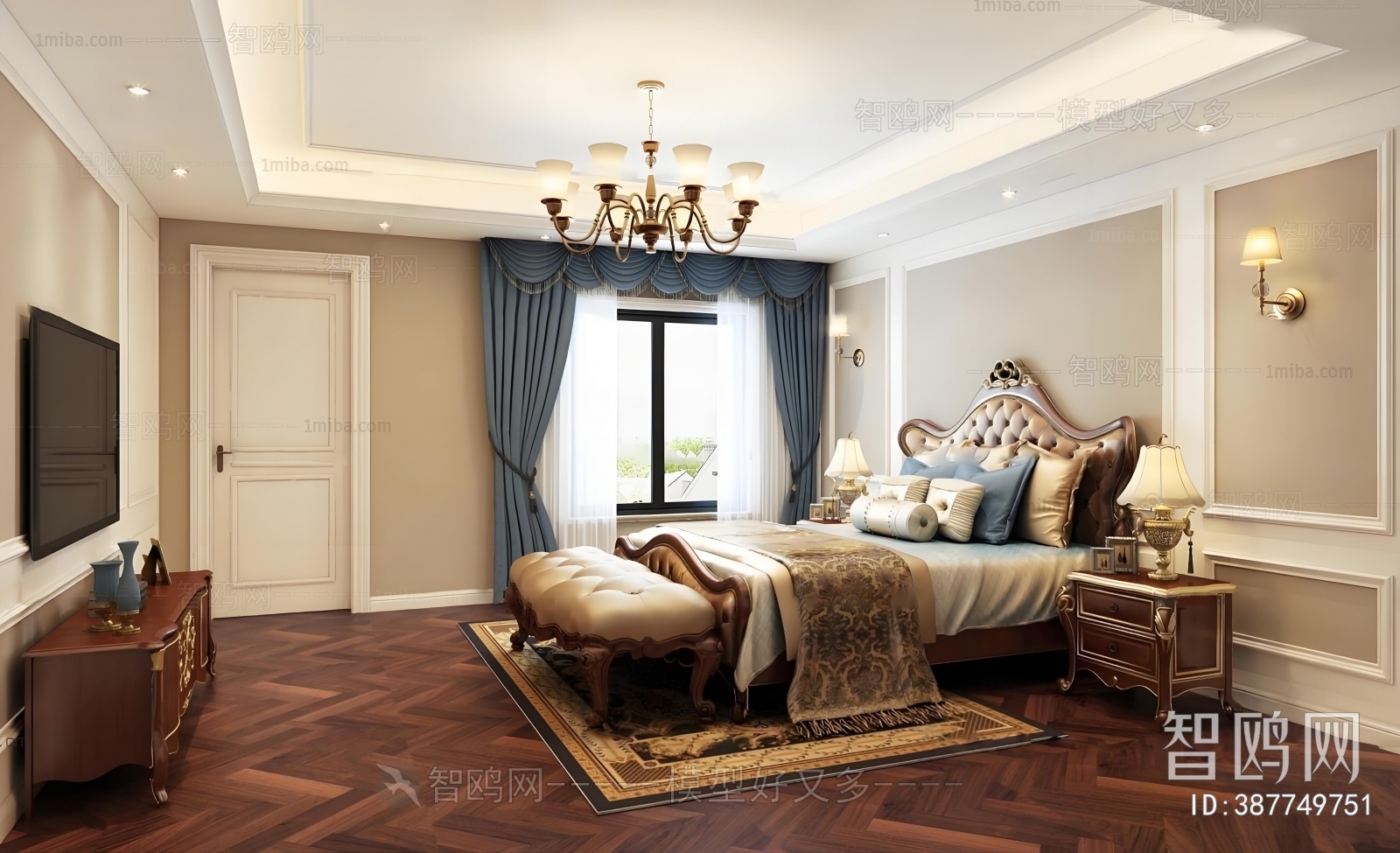 European Style Bedroom