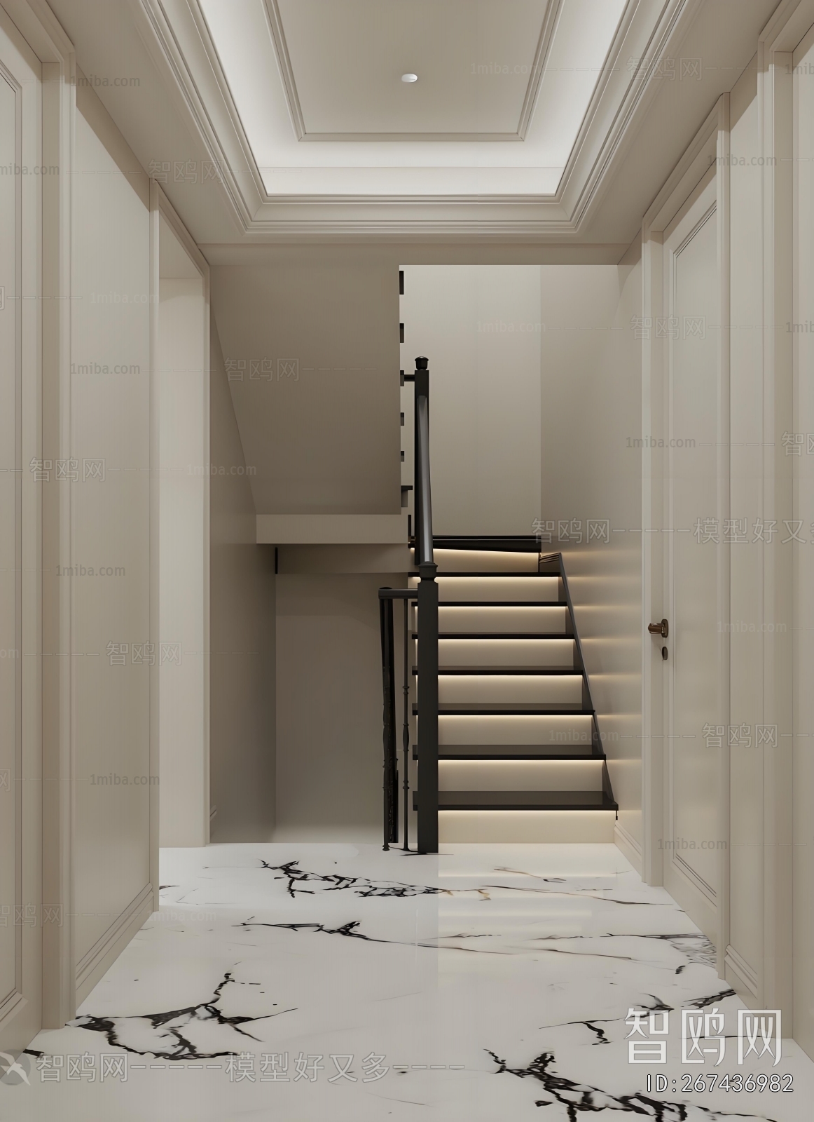 French Style Hallway