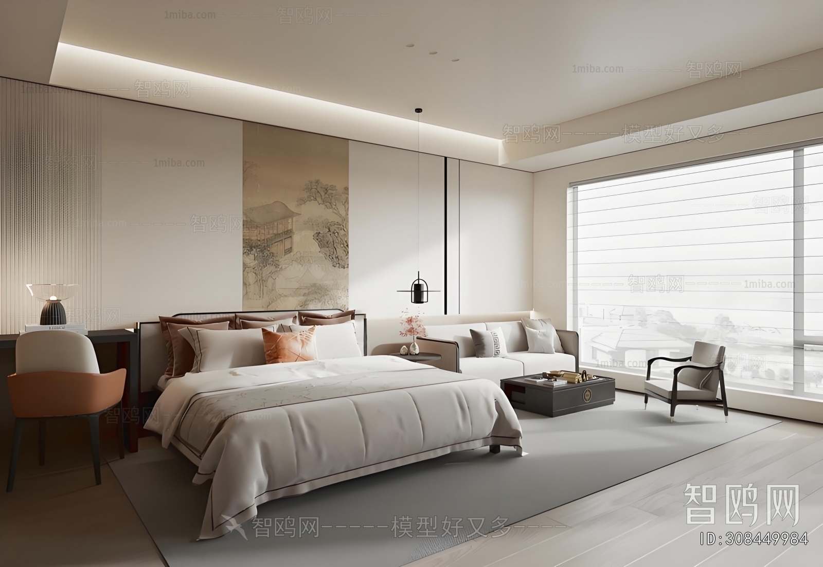 New Chinese Style Guest Room