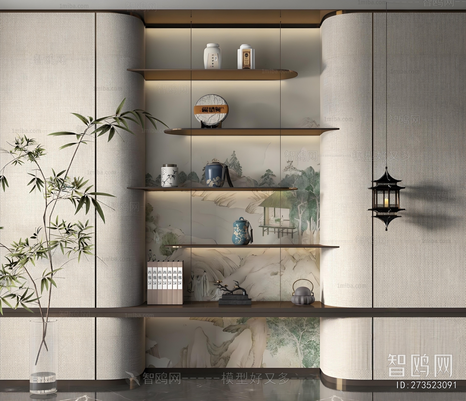 New Chinese Style Shelving