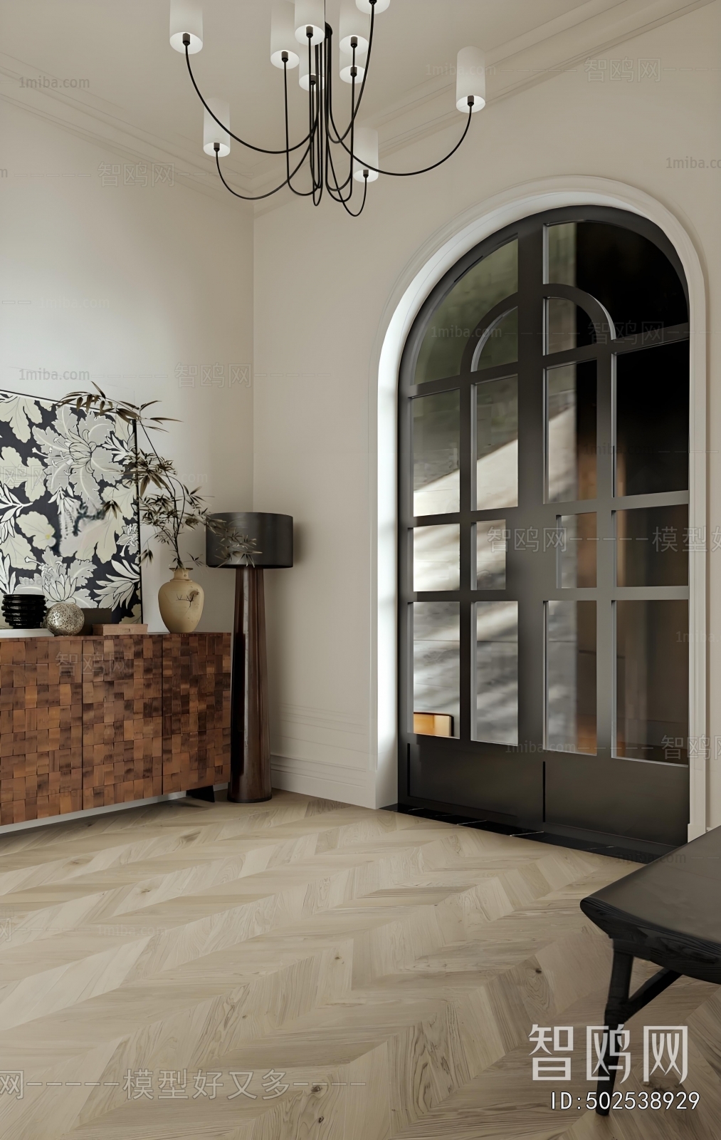 French Style Hallway