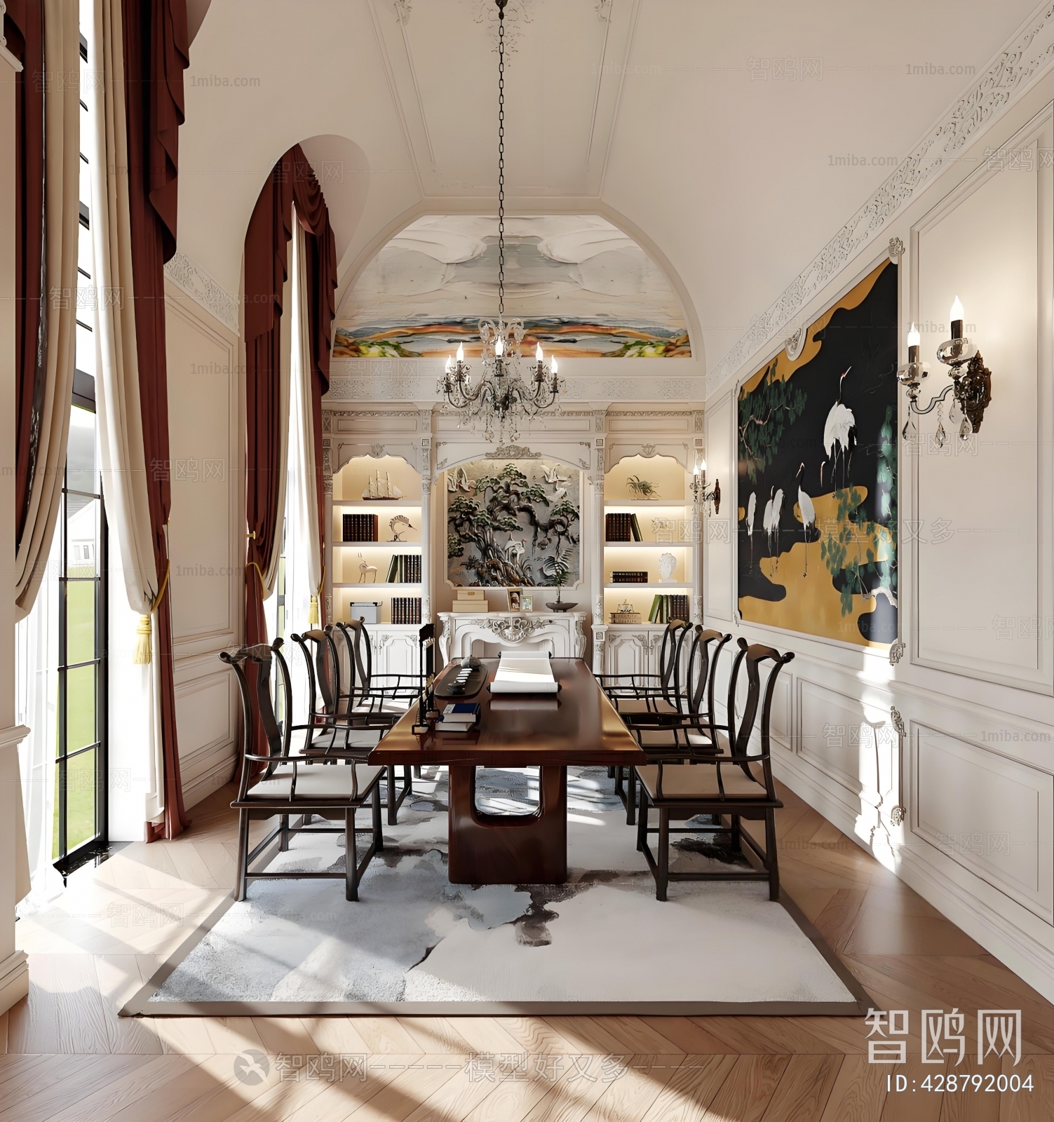 French Style Study Space