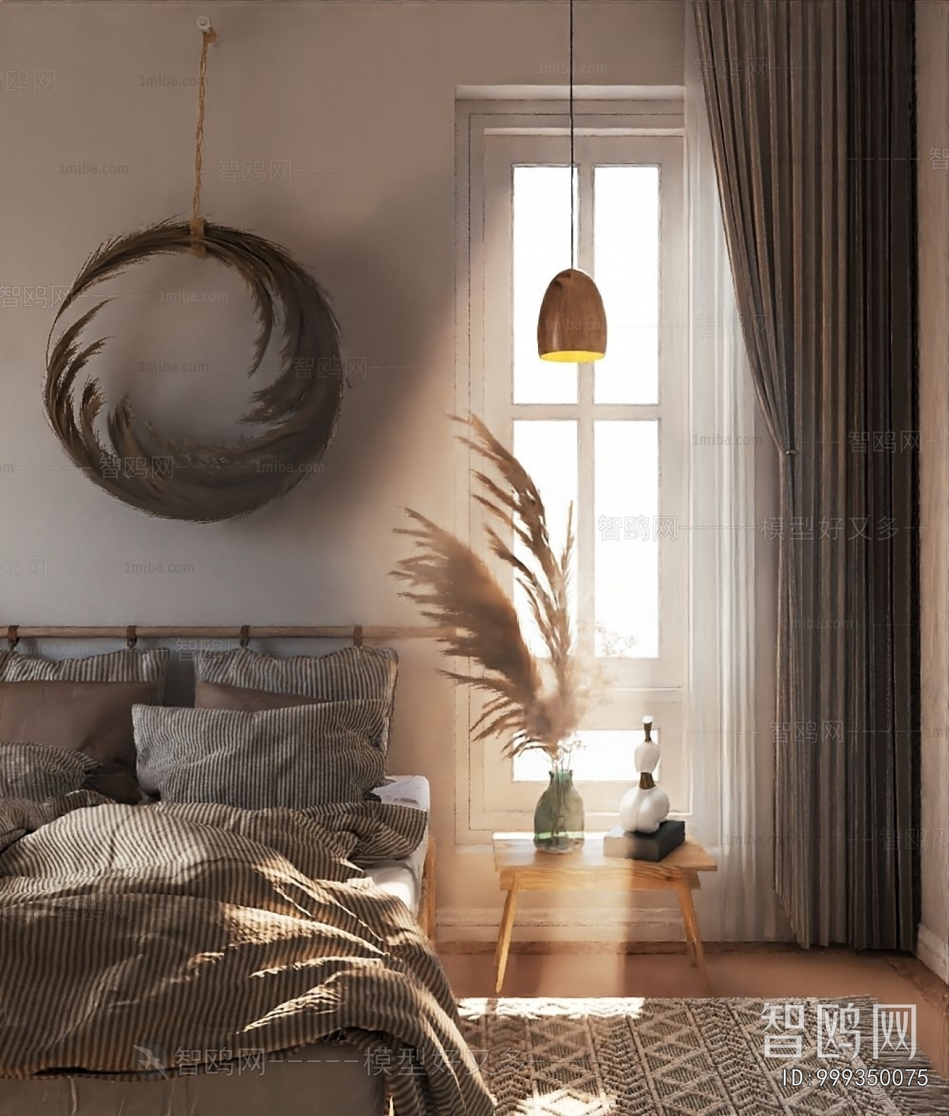 Nordic Style Double Bed