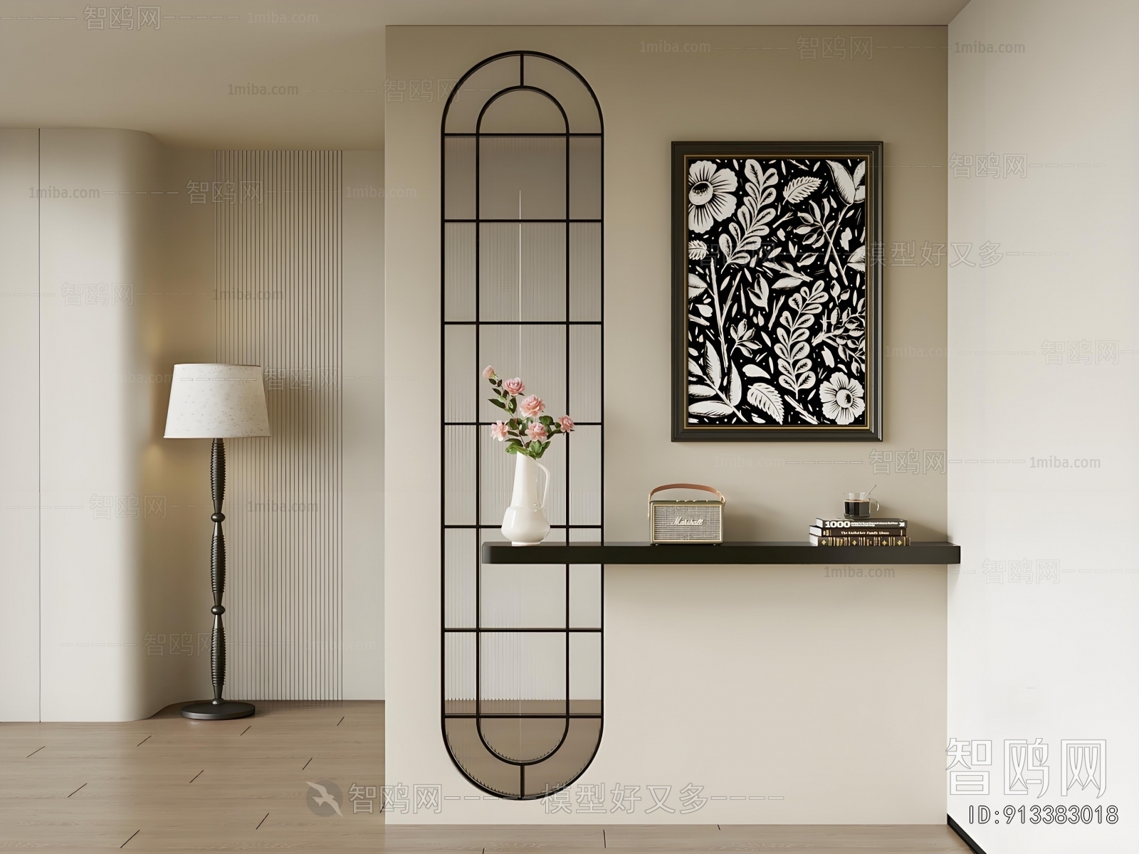 French Style Hallway