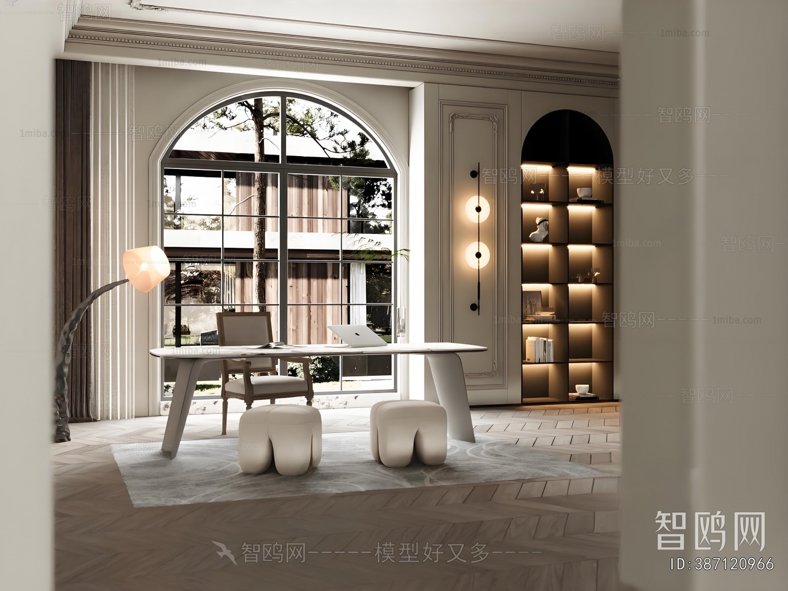 French Style Study Space