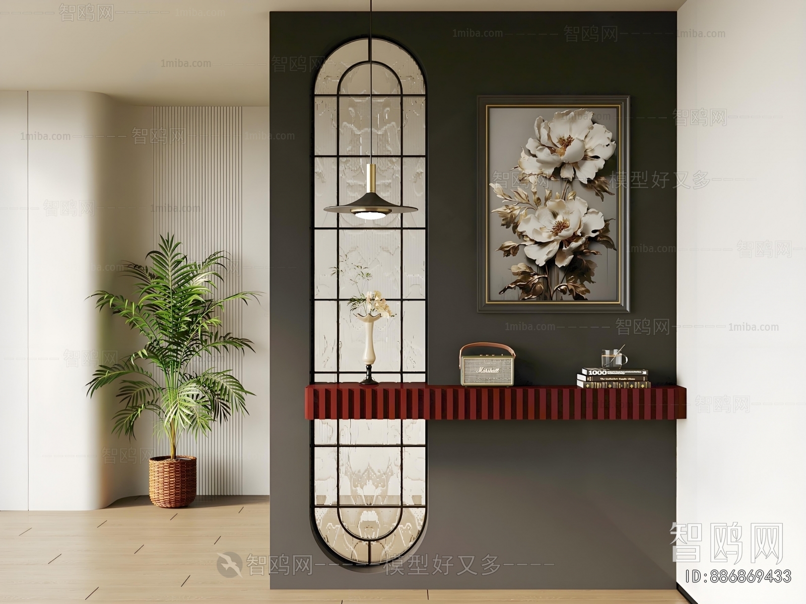 French Style Hallway