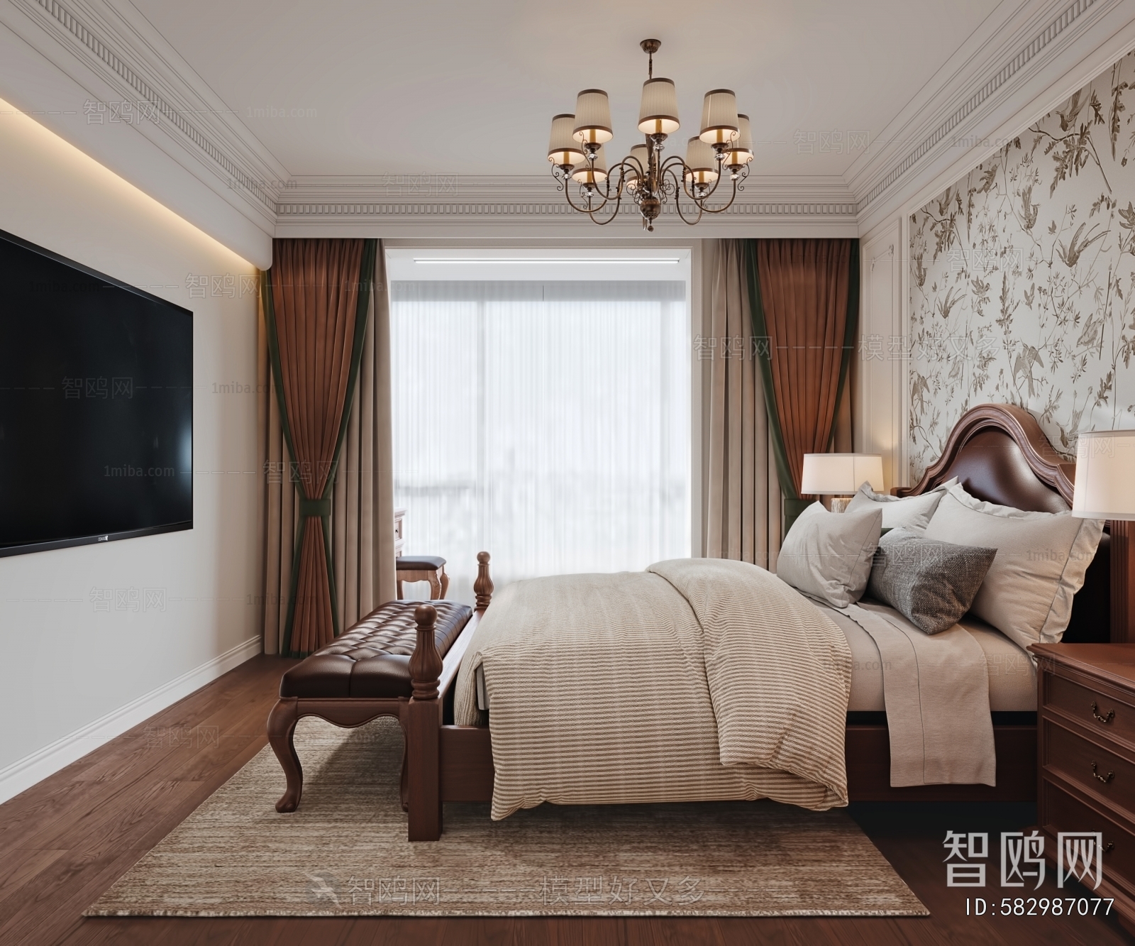 American Style Bedroom