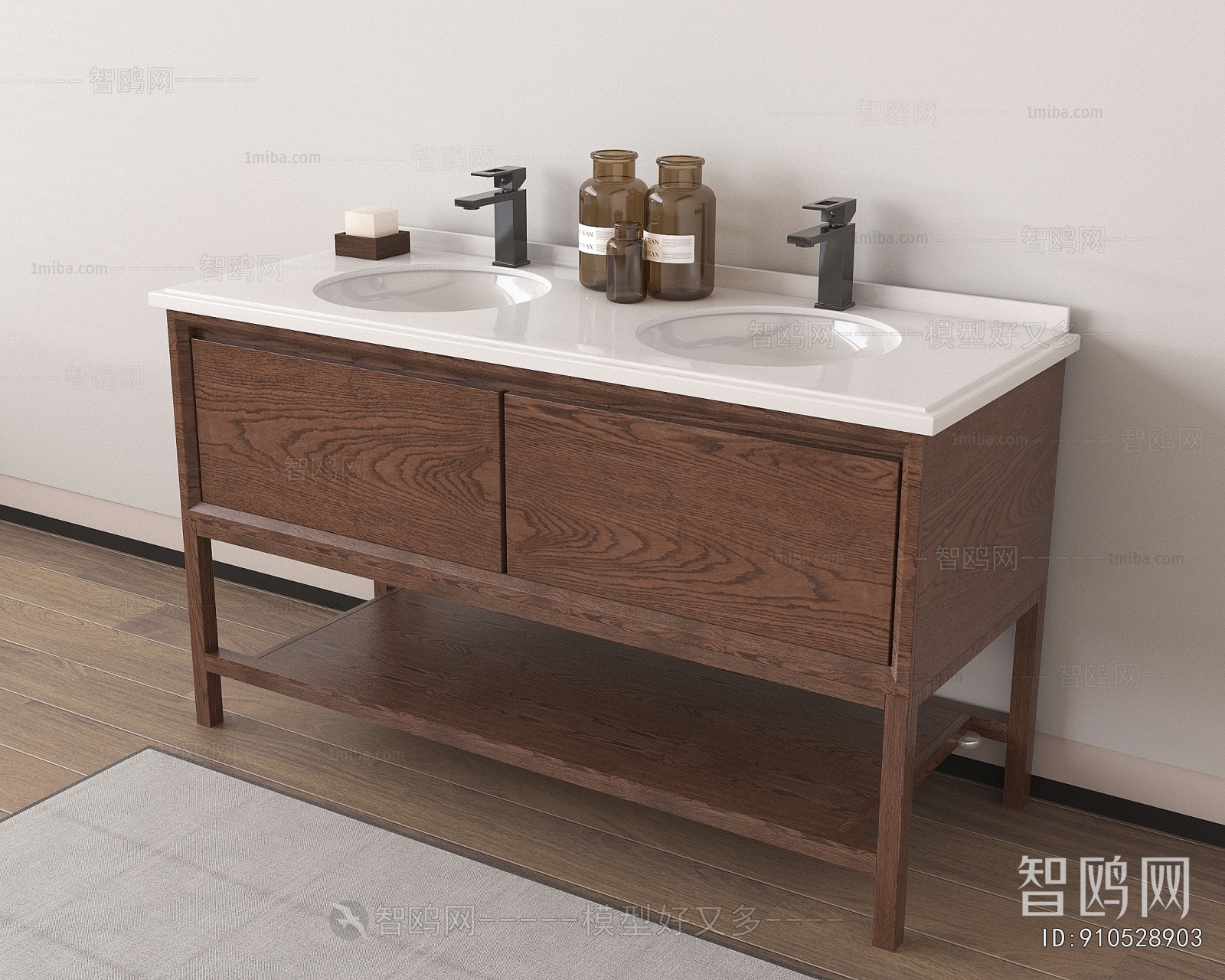 New Chinese Style Bathroom Cabinet