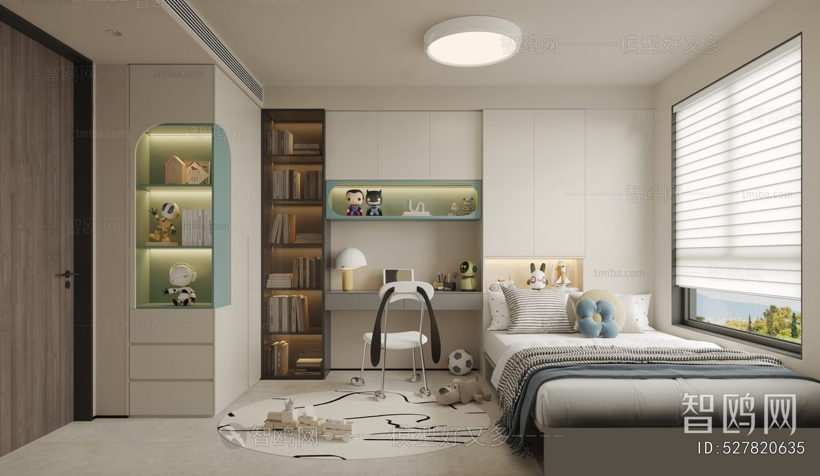 Modern Boy's Room And Son's Room