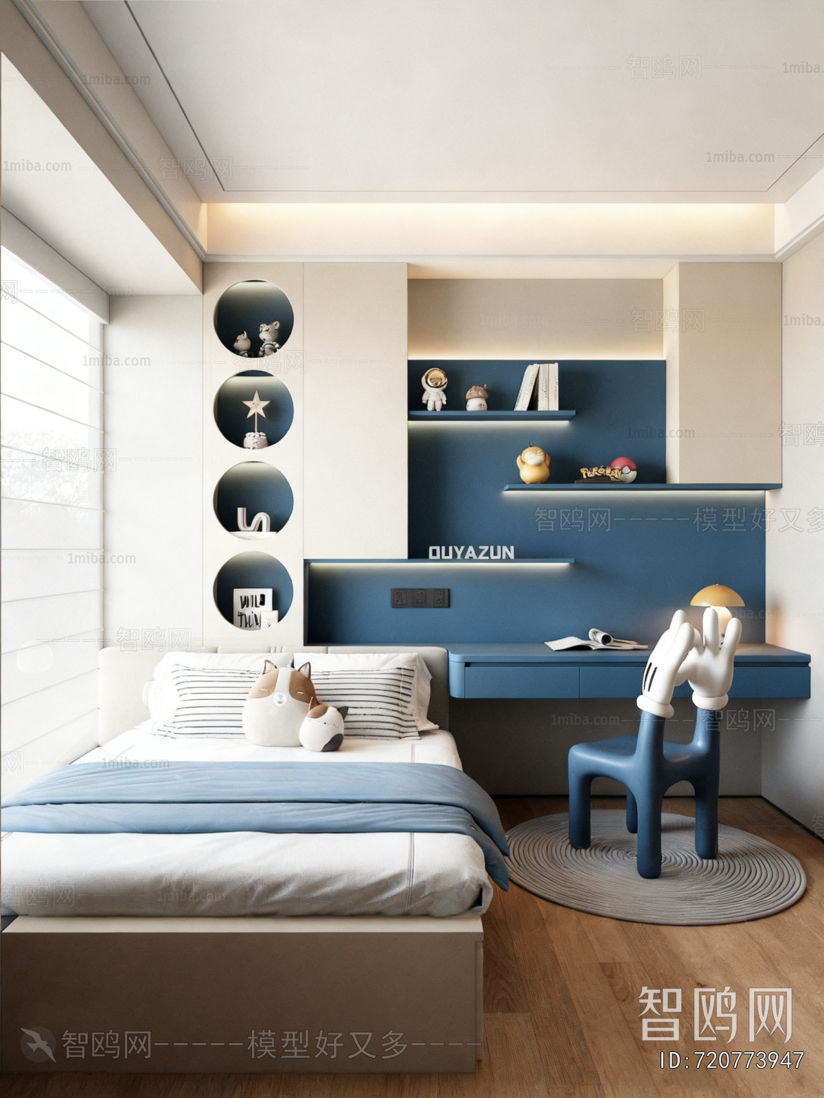 Modern Boy's Room And Son's Room